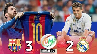 Barcelone_Real Madrid 3_2  [2017] Messi cristiano مباراة نار 🔥] جنون فهد العتيبي