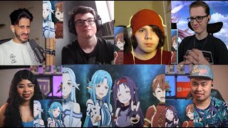 RE UPLOAD: SWORD ART ONLINE SEASON 2 EPISODE 21 REACTION MASHUP