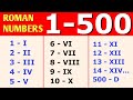 1 to 500 Roman Numerals || Roman Numbers 1 to 500