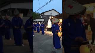 京町音頭流し宵の舞あつしくん宅まえにて