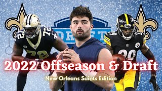 New Orleans Saints 2022 NFL Mock Draft and Offseason | Sam Howell takes over the franchise?!