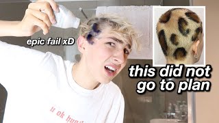 Dyeing My Hair Leopard Print (big yikes)