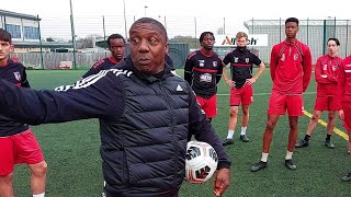 Terry Connor delivers training at FCV Academy