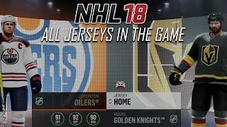 NHL 18 - All Jerseys In The Game