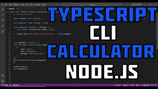 Develop a CLI Calculator using TypeScript and Node.js