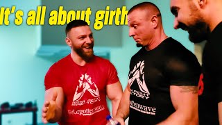 Zurab and Paul talking about their match