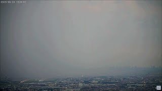 2020.08.22 ゲリラ豪雨｜大阪空港ライブカメラ、宝塚お天気カメラ