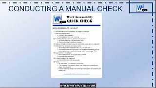 Word Chapter 9: Accessibility Testing