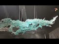 hanging transparent resin sculpture