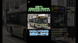 【いすゞエルガハイブリッドQQG-LV234N3】広電バス 広島200か18-45(76763) 〜加速音＆走行音〜