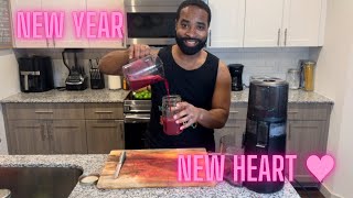 Juicing For Beginners | New Year 🎉🍾 New Heart ♥️ Beets \u0026 Pomegranates 🌱