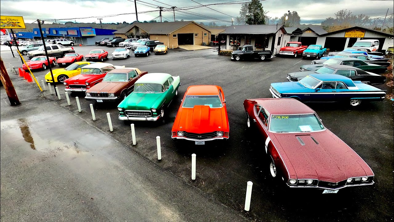 Classic American Muscle Car Lot Inventory Walk Maple Motors Updated List 3/7/22 Vintage Oldschool