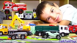 Matchbox Truck Surprise Toy UNBOXING Compilation | Toy Trucks for Kids | JackJackPlays