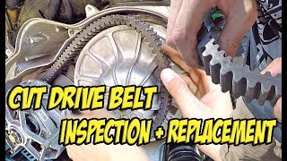 CVT Belt Removal/Replacement - How to Inspect a SXS/UTV/ATV Drive Belt - #TeamAJP Install Vlog 004