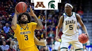 Preview: No. 2 Michigan State vs No. 10 Minnesota in second round of NCAA tournament