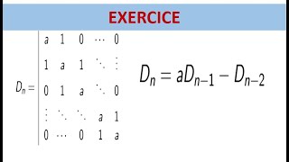 Déterminants (9/14): Exercice