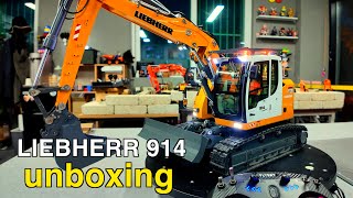 CUT사의 신제품 립헬914 3단붐 굴삭기 unboxing~ #2024굴착기 #LIEBHERR914 #cut914