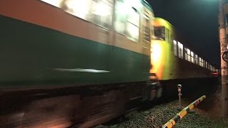 【山陽本線】JR西日本　湘南色+地域色115系電車　ｵｶD-27編成+ｵｶD-03編成