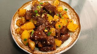 【Multi Sub】孜然土豆牛肉，白米饭的超级绝配#potatorecipe #cookingathome #potato