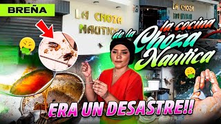 NIDO DE CUCAR4CHAS EN LA CEVICHERIA LA  CHOZA NAÚTICA ! DE TERROR