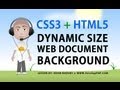 CSS3 html5 Perfict Fit Background Tutorial background-size Scale Stretch Image