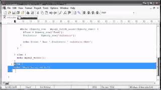 Beginner PHP Tutorial 119 SELECT By Example Part 2 flv1