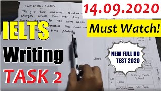 IELTS Writing Task 2 Practice Test With Answer | 14.09.2020 | REAL IELTS WRITING TEST