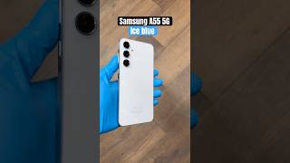 Samsung Galaxy A55 5G Ice Blue Unboxing – S24 FE Look, A-Series Price! #shorts #unboxing #samsung