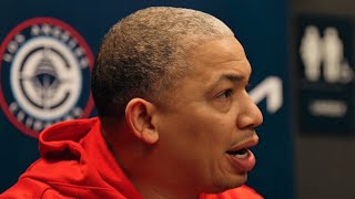 Tyronn Lue Reacts To Clippers Loss Against Timberwolves