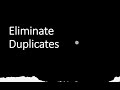 Eliminate Duplicates SQL - With a Key