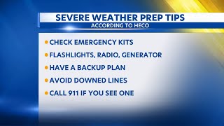 Hawaiian Electric urges customers to prepare for stormy weather