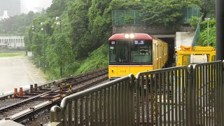 東京メトロ1000系回送　四ツ谷駅通過/An Out of Service train passes  at Yotsuya station