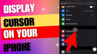 How to show touches or cursor while screen recording on iphone