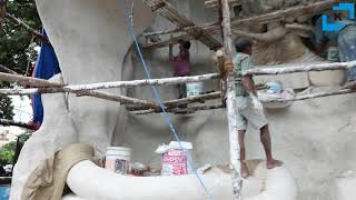 Khairatabad Ganesh Making | Making of Khairatabad Ganesh | 61 Feet Big Ganesh | Hyderabad