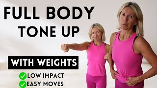 Full Body Workout For Menopausal Women | Tone Up At Home Using Weights