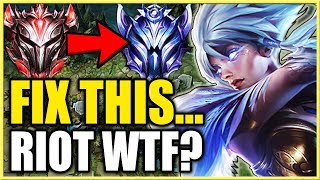 WTF?! GRANDMASTER PLACED INTO A DIAMOND 4 GAME? 1V9 RIVEN CARRY!