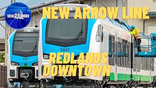 NEW Express Metrolink Arrow Line Test Trains 2022 - Redlands Downtown Station