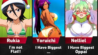 Bleach TYBW Girls Ranked by Oppai Size | Anime Waifu Body Comparison