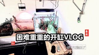 It's so hard to make an aquarium草缸开缸 | 困难重重的开缸VLOG