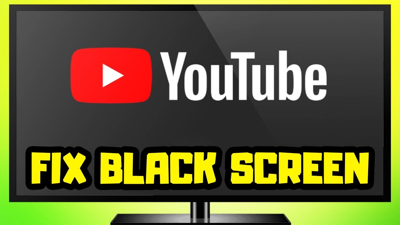 How To FIX YouTube Black Screen [No Picture] Problem Smart TV / Android ...