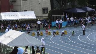 第１４回葛飾区ナイター記録会　小学生男子１００ｍ　弘龍　陽太