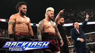Tanga Loa saves The Bloodline from Street Fight defeat: WWE Backlash France high