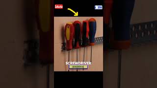 Tricks for hanging screwdriver | life hacks shorts #arasha  @arasha6451