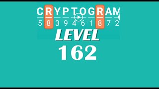 Cryptogram Level 162 Answers ✅ | Go Answer