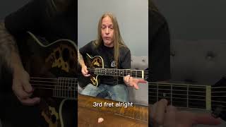 Alice in Chains Nutshell Guitar Lesson + Tutorial by Steve Stine. #shorts