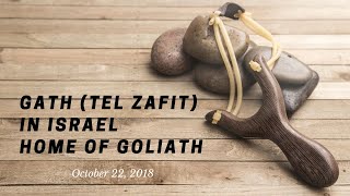 Gath (Tel Zafit) in Israel -- Home of the Philistine giant Goliath -- Elah Stream -- Andrew Reynolds