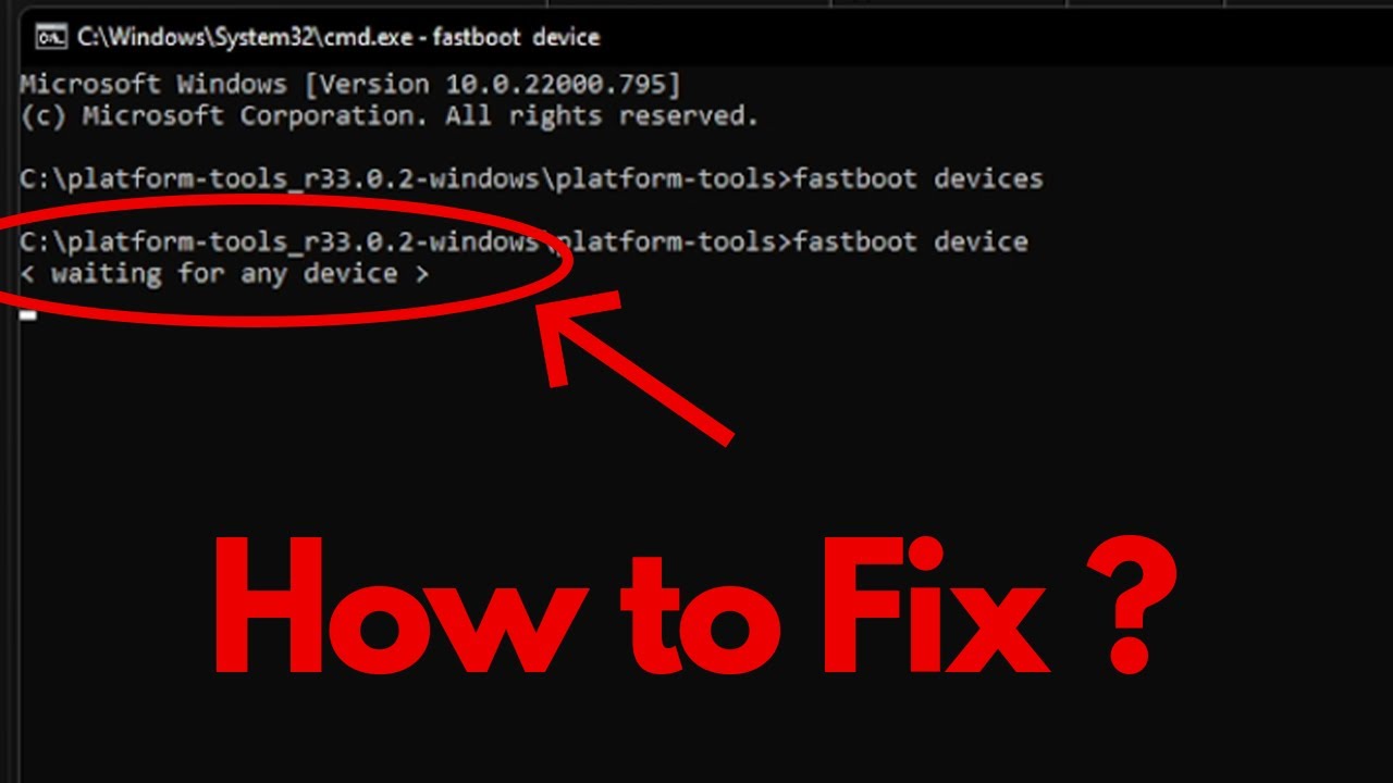 How To Fix Waiting For Any Device During Adb Fastboot Custom Rom How to fix waiting for any device during adb fastboot custom rom