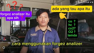 Cara mengukur emisi gas buang menggunakan forgez analizer'Moh yoga pratama22073058