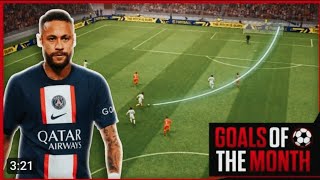 TOP GOALS OF THE Month - efootball 2023 Mobile #بيس_موبايل