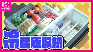 【冷蔵庫収納】電気代節約にも！詰め込みがちな冷凍室もスッキリ！100均で買えるアイテムを使った収納　冷蔵室・野菜室・冷凍室ごとに収納方法を紹介〈カンテレNEWS〉